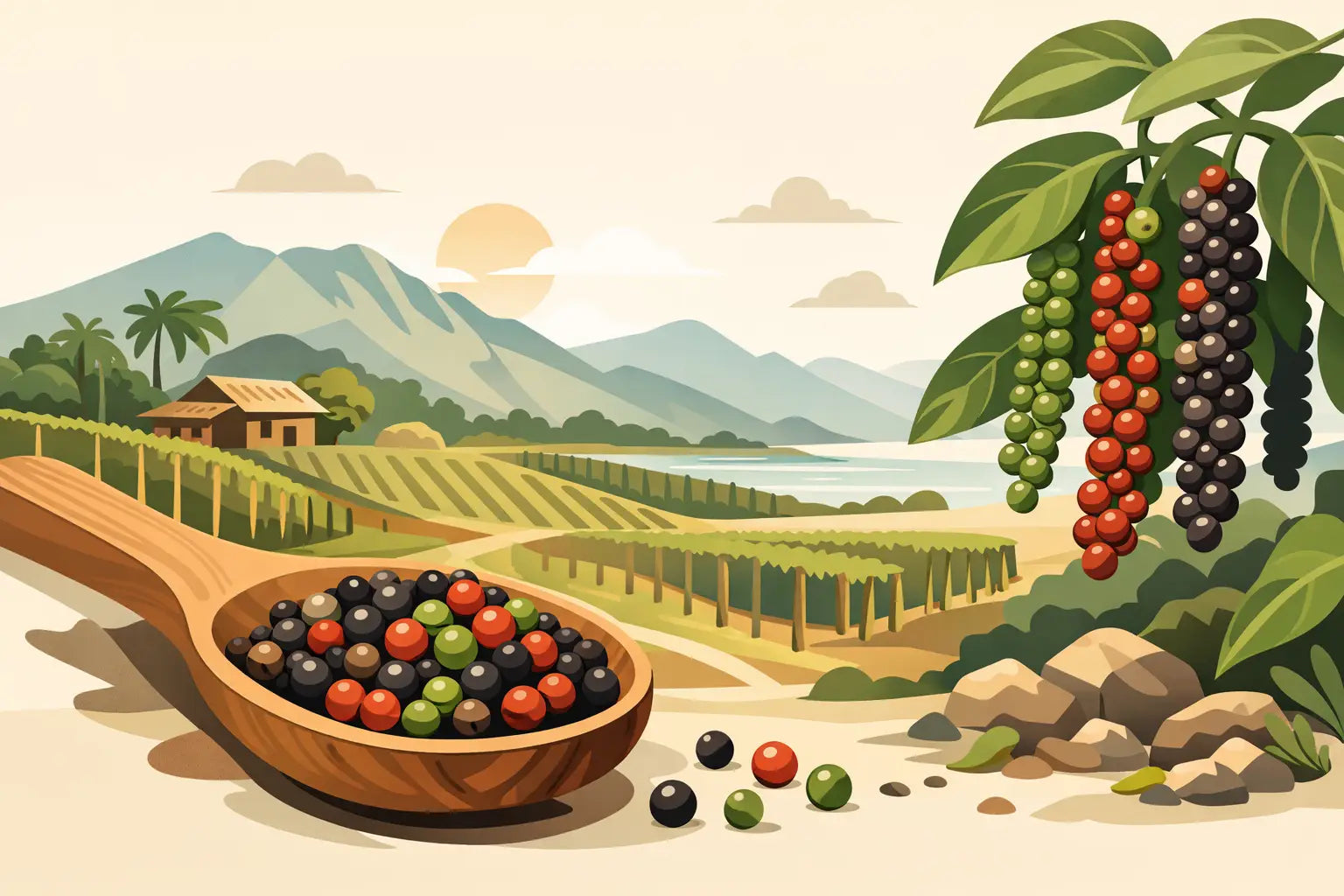 Terroir bei Gewürzen erklärt mit Kampot-Pfeffer