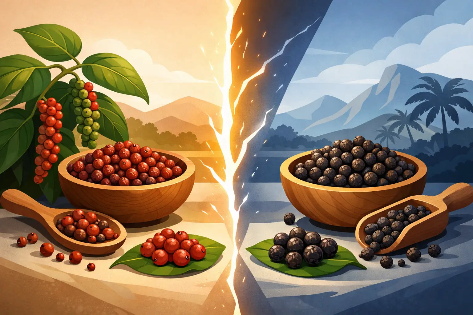 Kampot Pfeffer vs Tellicherry: Welcher schmeckt besser?
