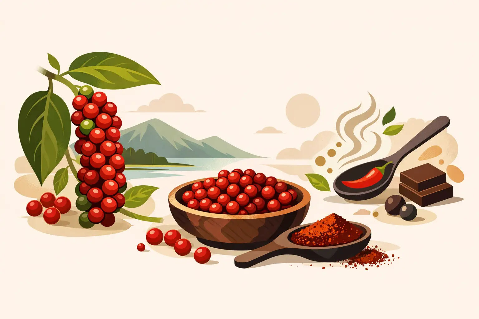 Roter Kampot Pfeffer Geschmack erklärt