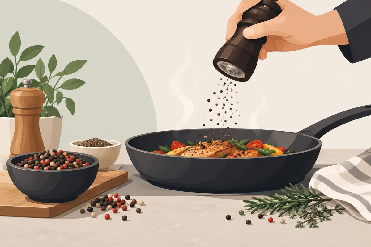 Pfeffer-Aromen beim Kochen gezielt einsetzen