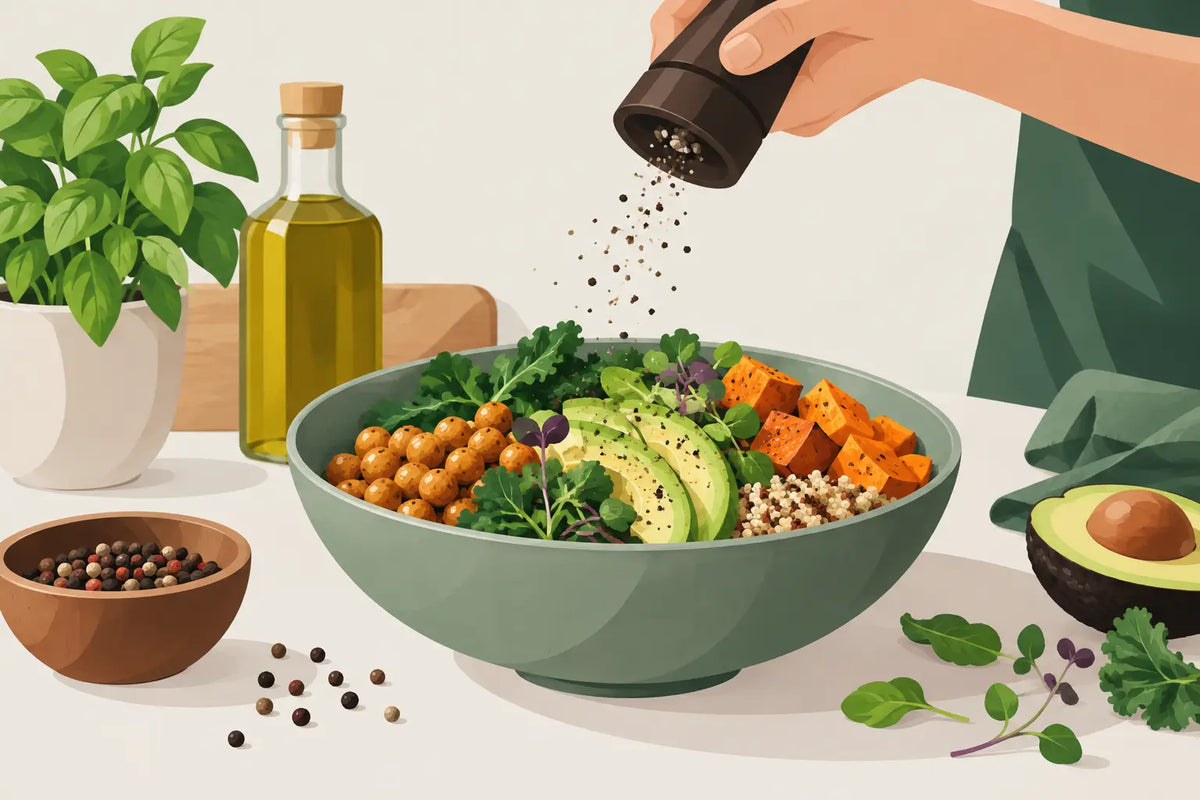 Vegan kochen mit Pfeffer: Mehr Tiefe, mehr Genuss