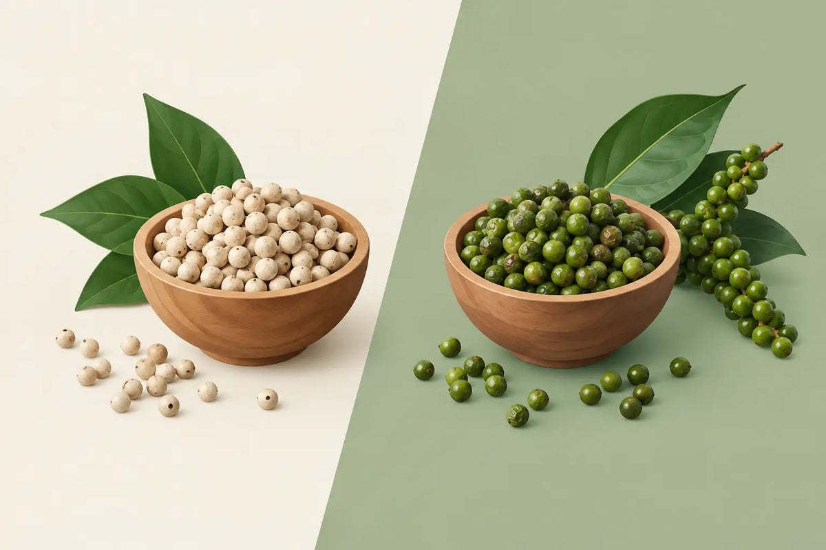 Weißer Pfeffer versus grüner: Welcher passt besser?